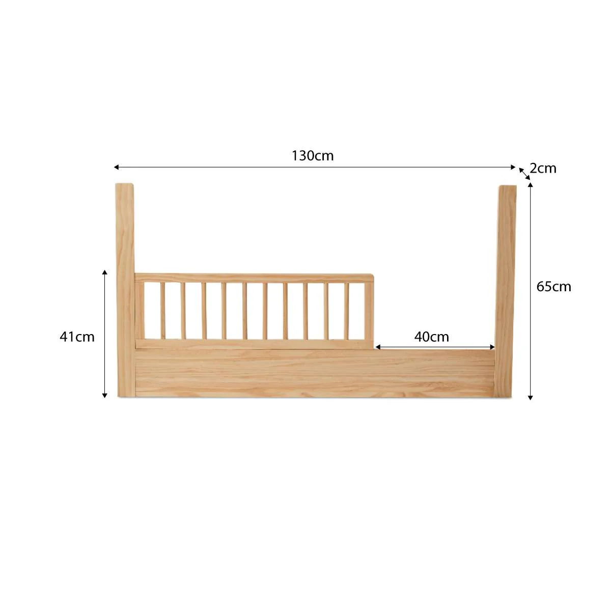 Addison Natural 3-in-1 Cot Conversion Bundle - Image 5