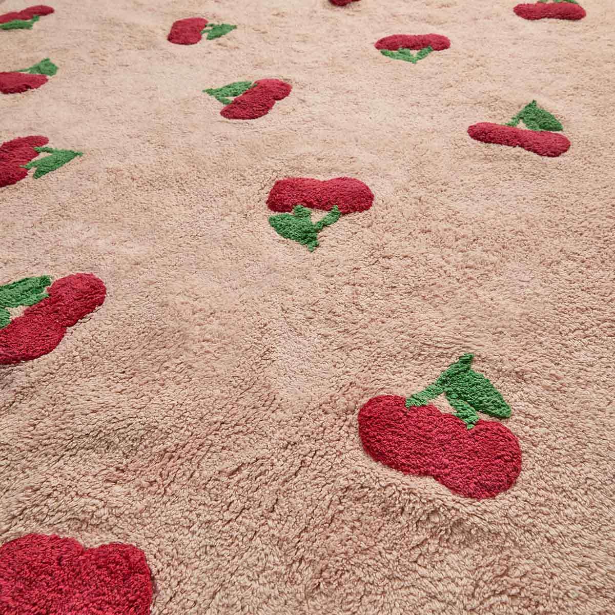 Addy Rectangle Cherry Rug - Pink - Image 3
