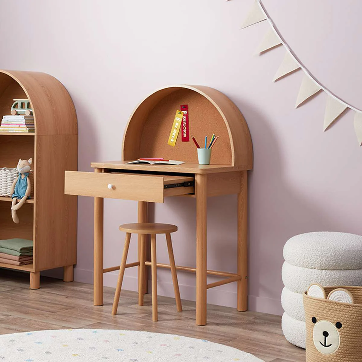 Archie Desk and Stool - Image 6