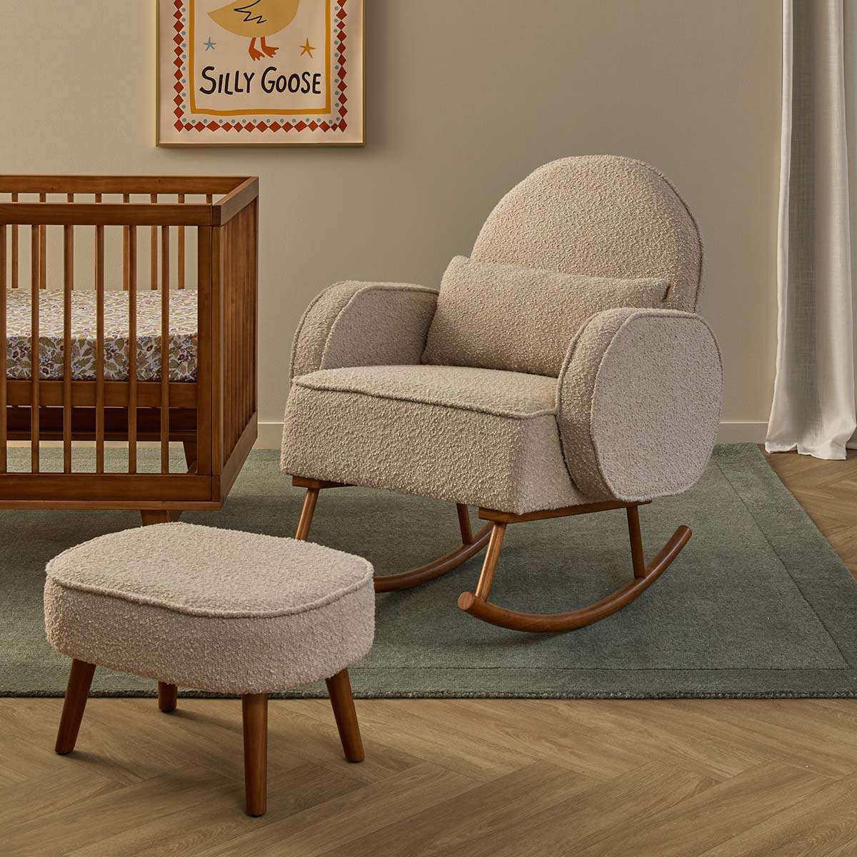 Aspen Hazelnut Six Piece Nursery Set - Image 4