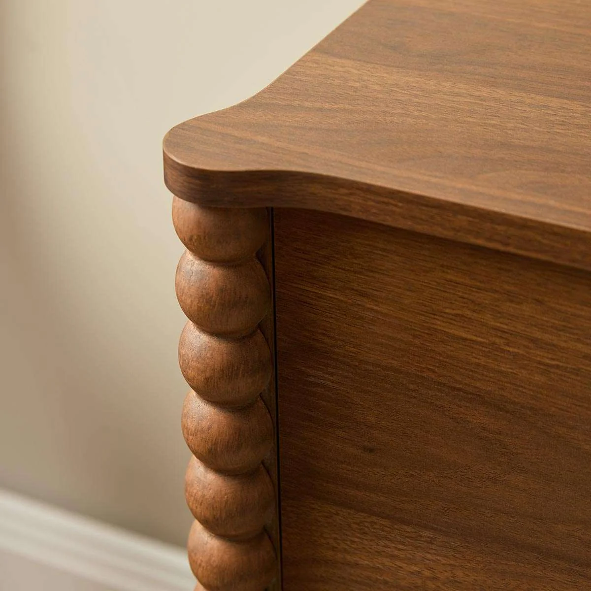 Betti Bobbin Six Drawer - Walnut - Image 4