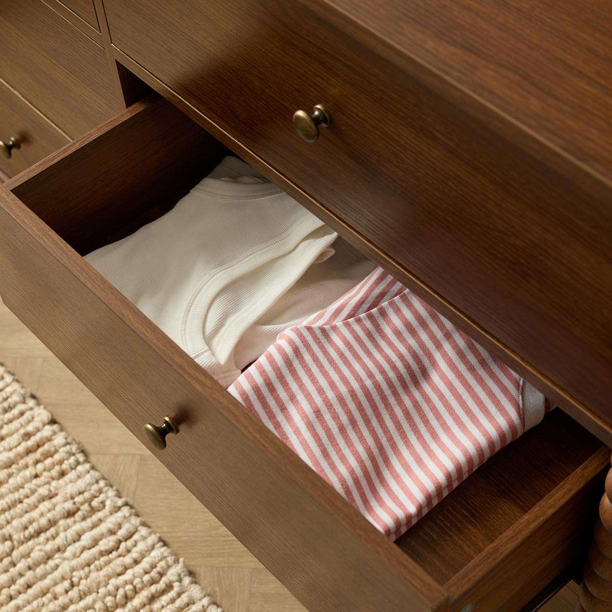 Betti Bobbin Six Drawer - Walnut - Image 7