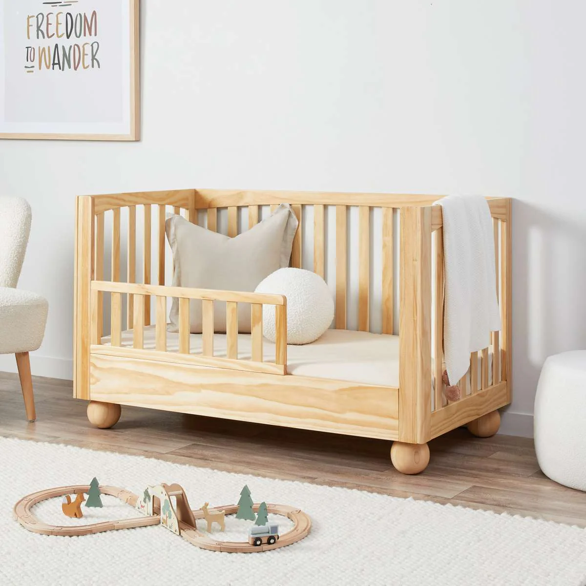 Blake Natural 3-in-1 Conversion Cot Bundle - Image 2