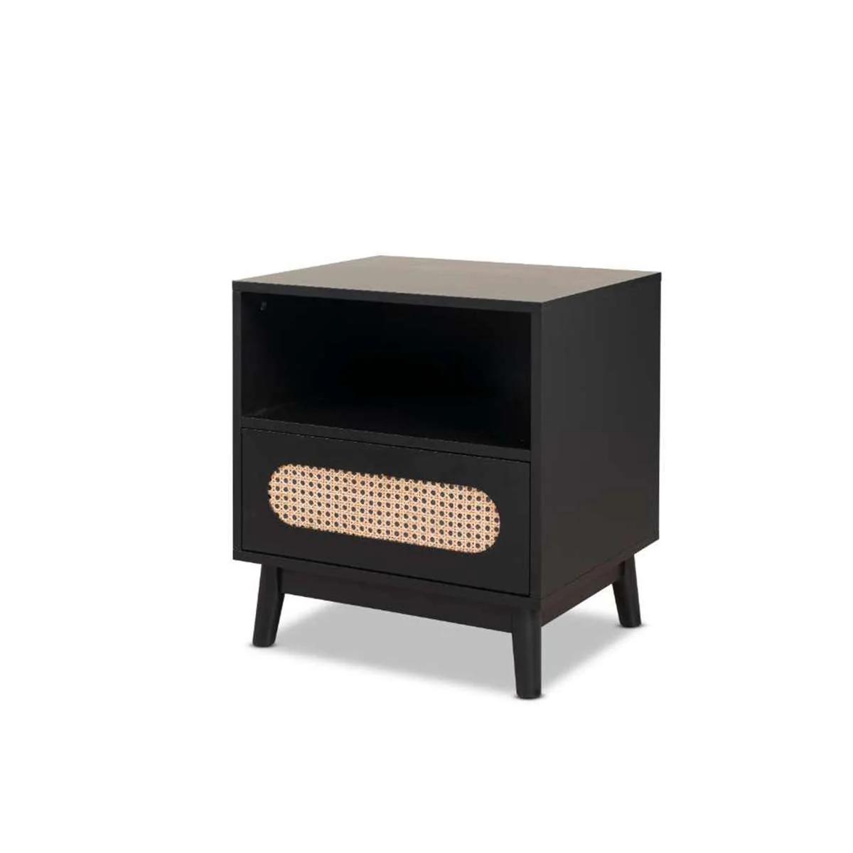 Claremont Bedside Table - Black - Image 8