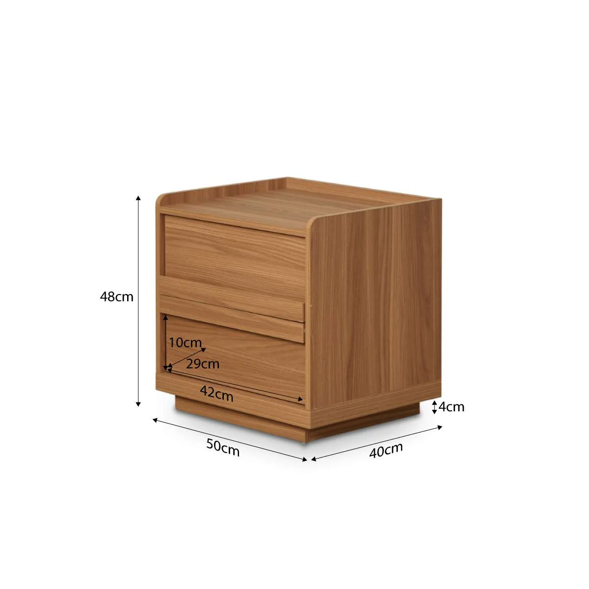 Copenhagen Bedside Table - Almond - Image 7