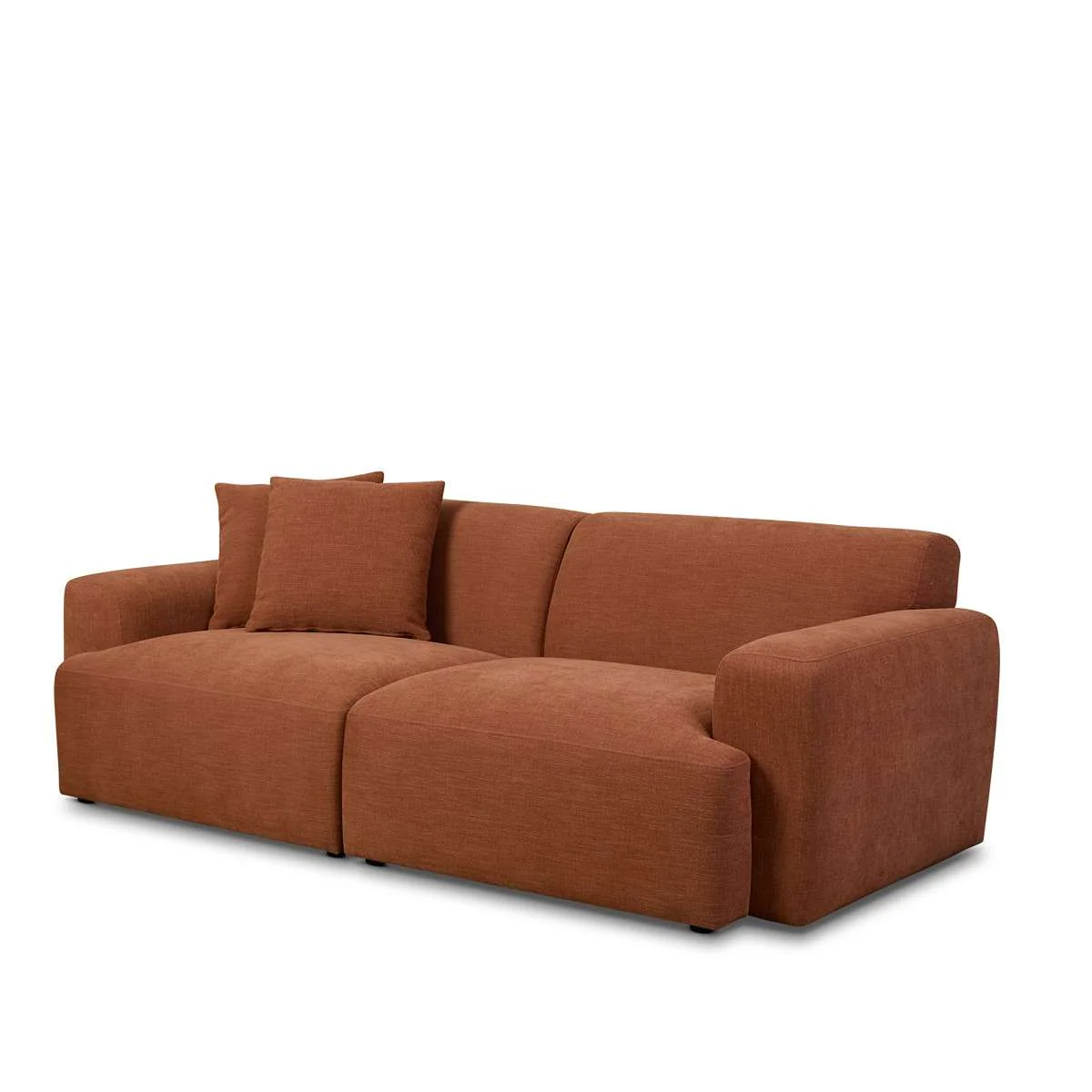 Dylan 2.5 Seater Sofa - Rust - Image 18