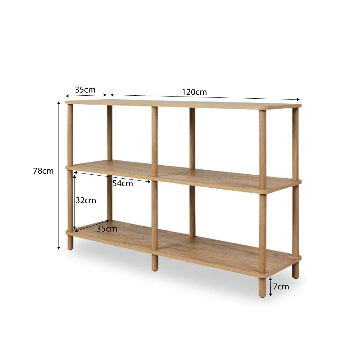 Eden Low Shelf - Pecan - Image 12