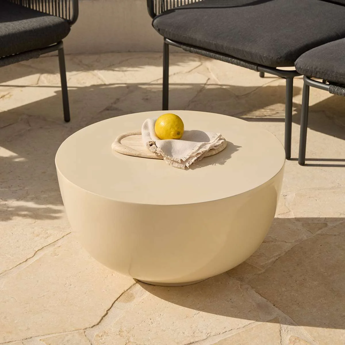 Emilio and Renzo Two Piece Set - Beige Gloss - Image 3