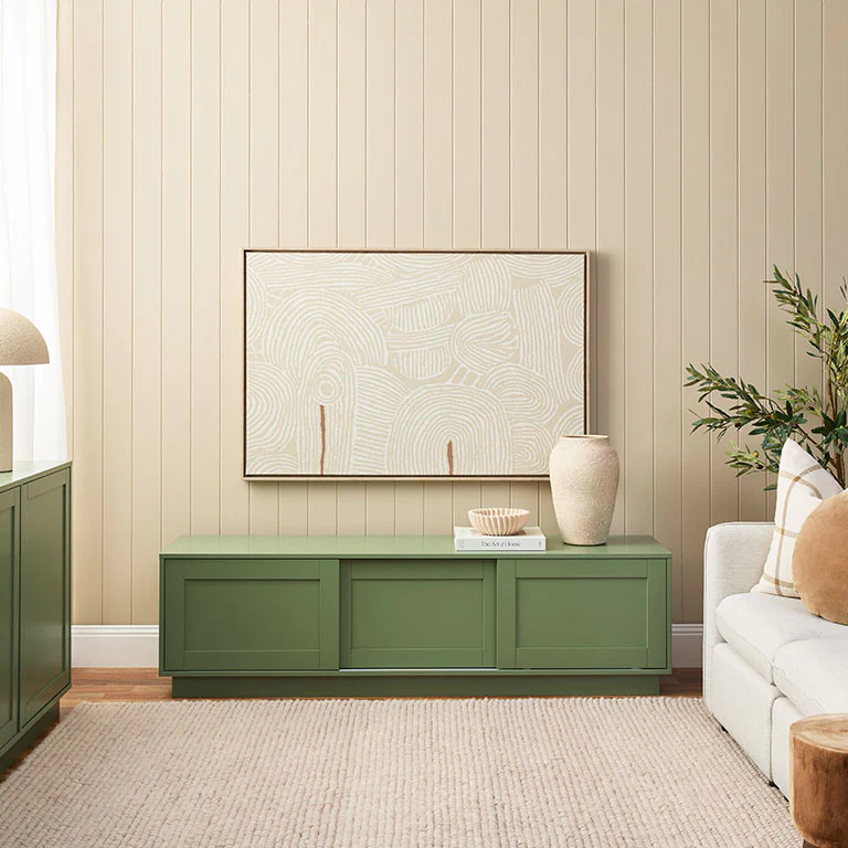 Eros Entertainment Unit - Sage Green