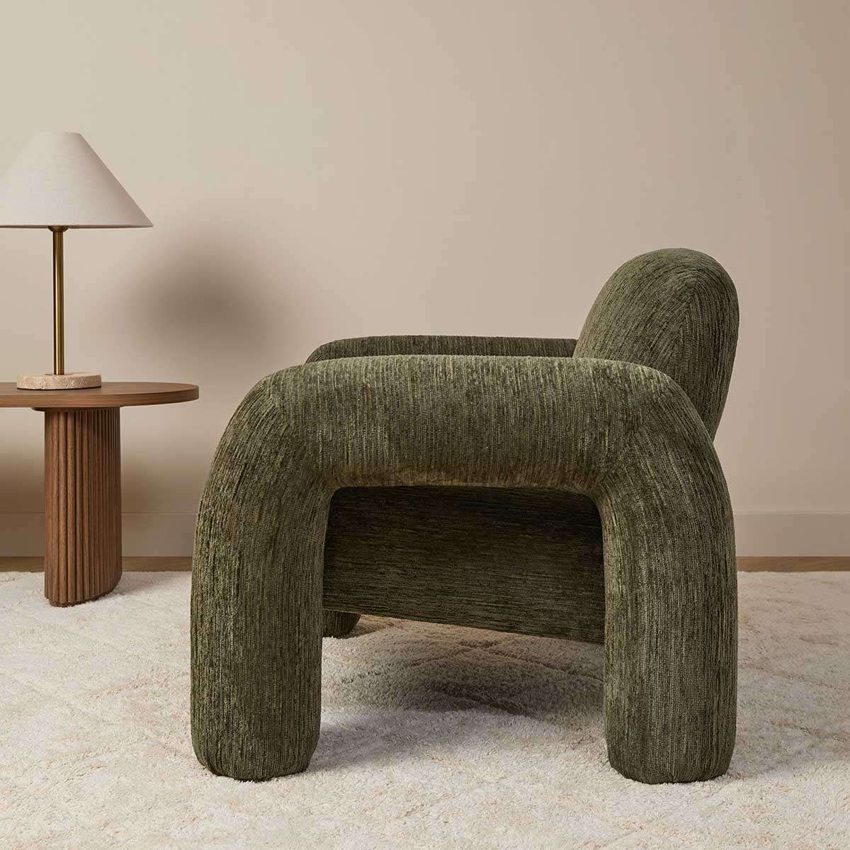 Felix Occasional Chair - Dark Green - Image 4