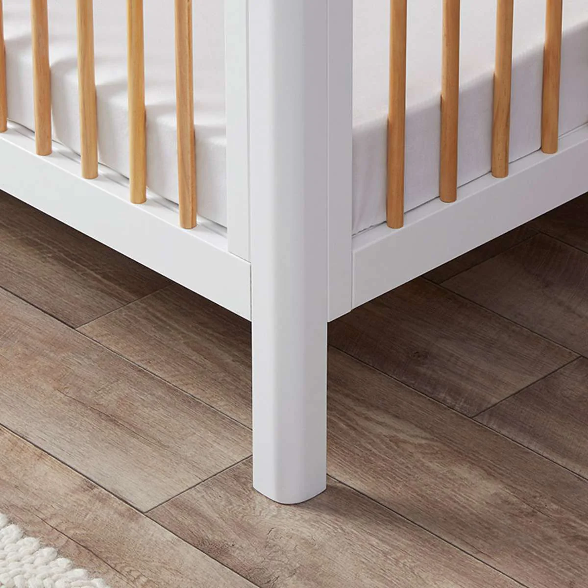 Fraser Coastal Cot - White/Natural - Image 7