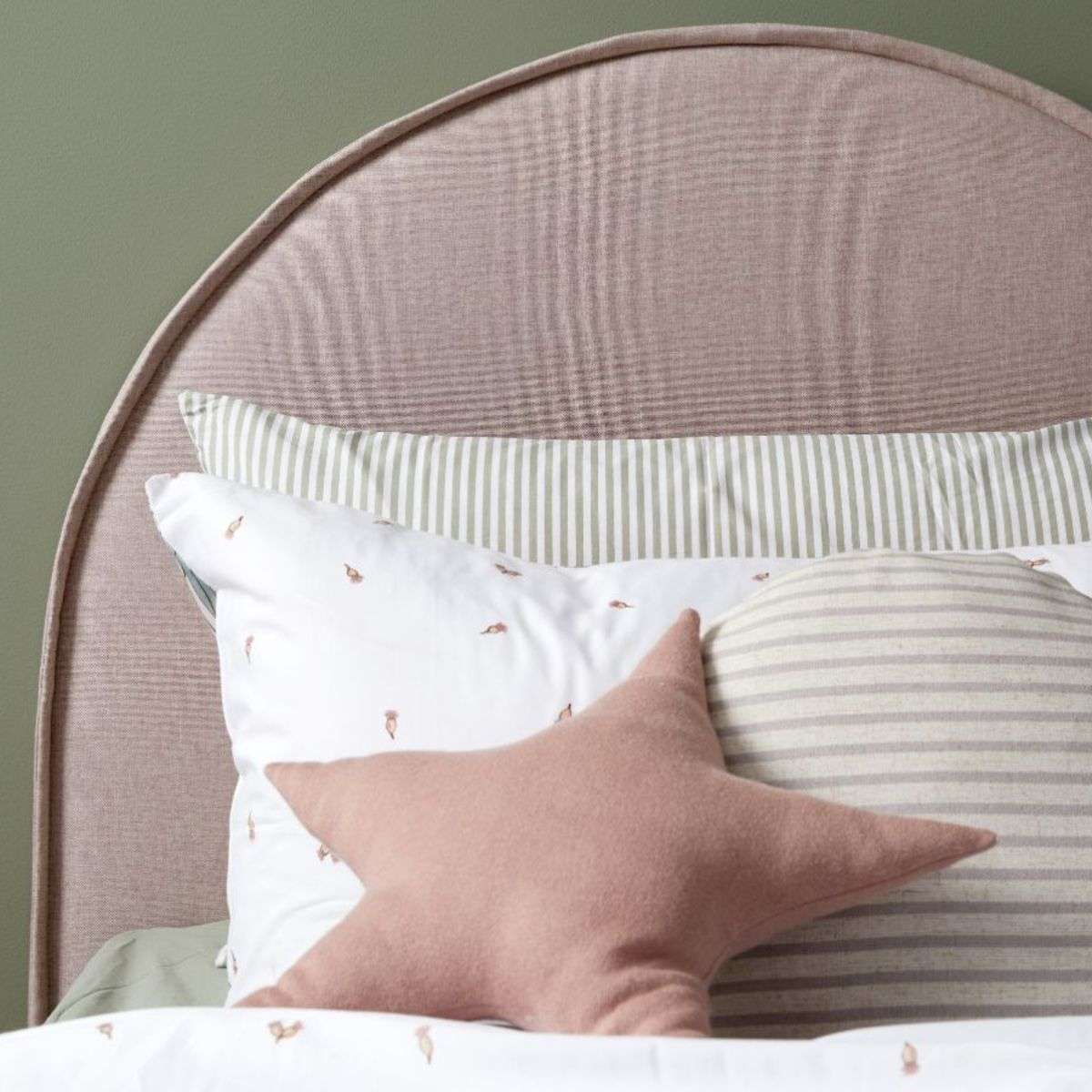 Imogen Single Bed - Dusty Pink - Image 3