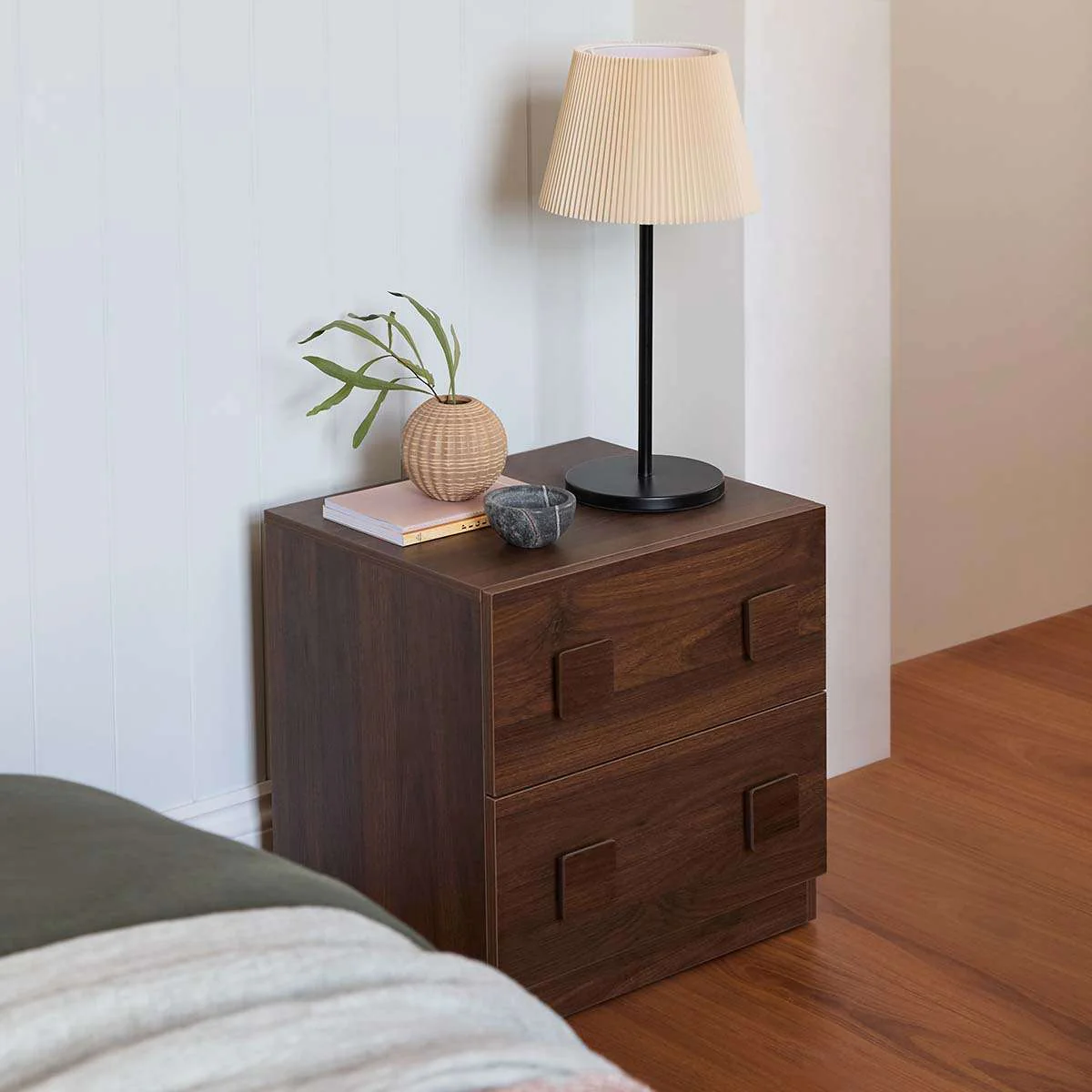 Kei Bedside Table - Walnut - Image 2