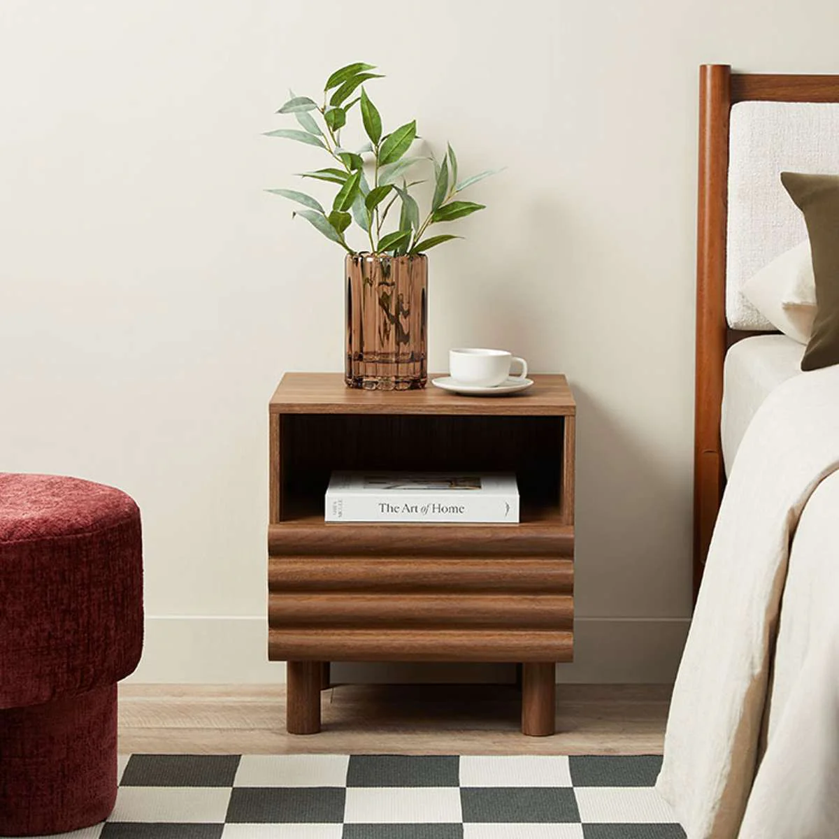 Kobie Checkerboard Rug - Khaki - Image 3