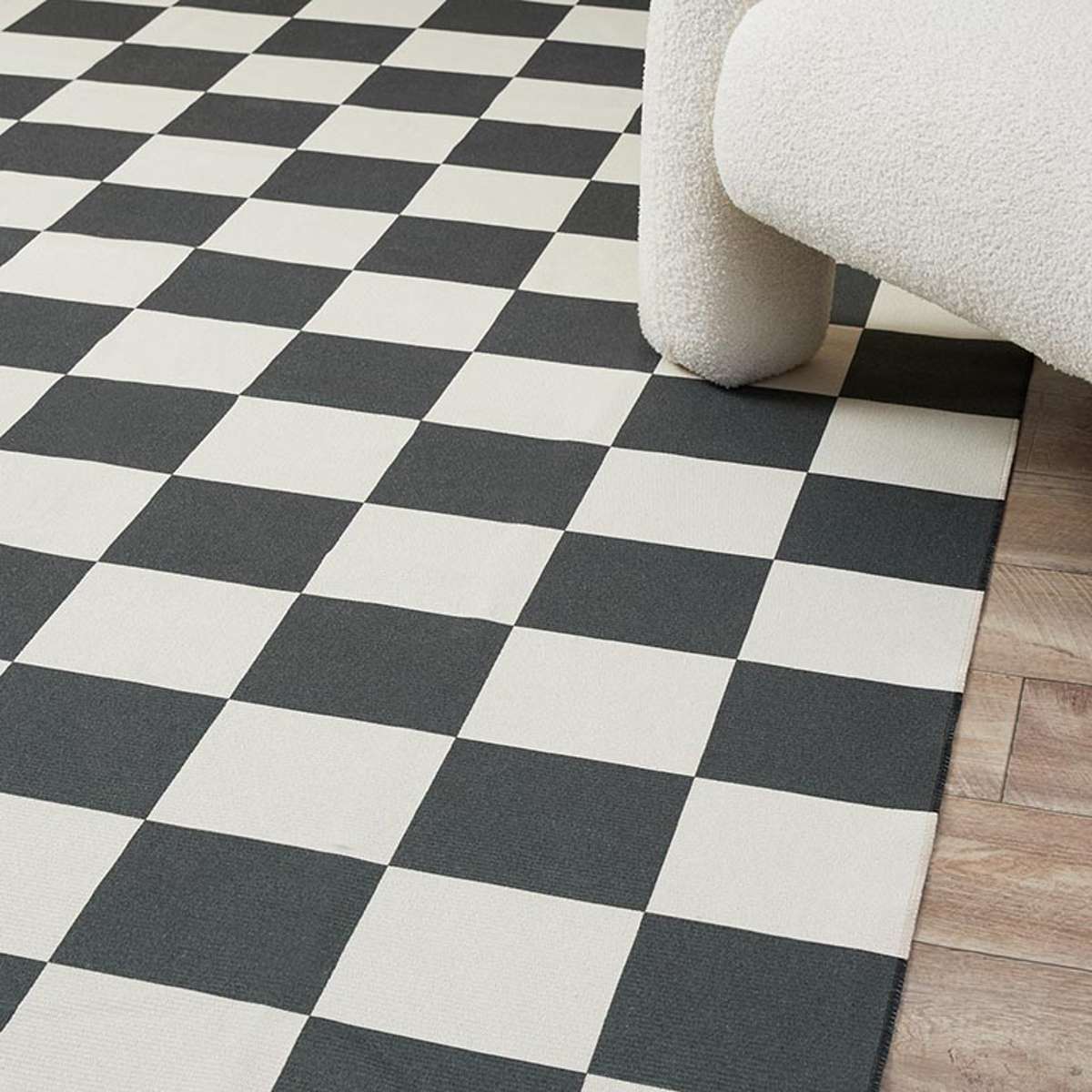 Kobie Checkerboard Rug - Khaki - Image 4