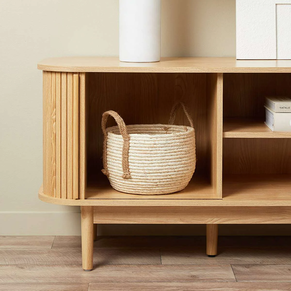 Maeve Entertainment Unit with Open Shelves - Natural - Image 8