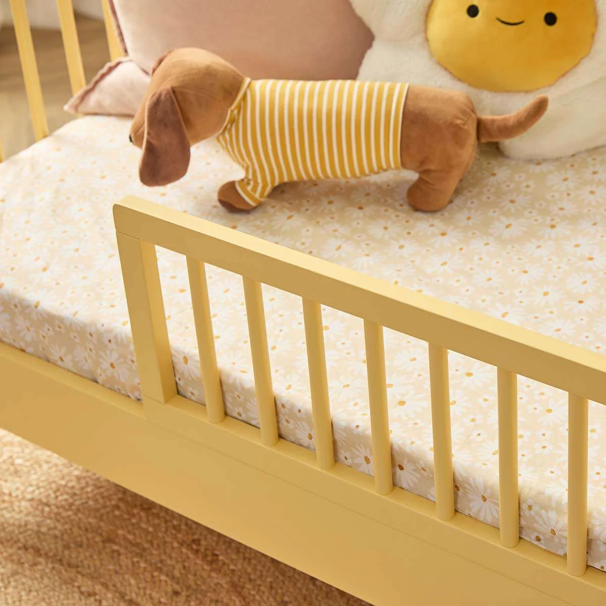 Maisie Cot Toddler Bed Half Frame - Buttermilk - Image 2