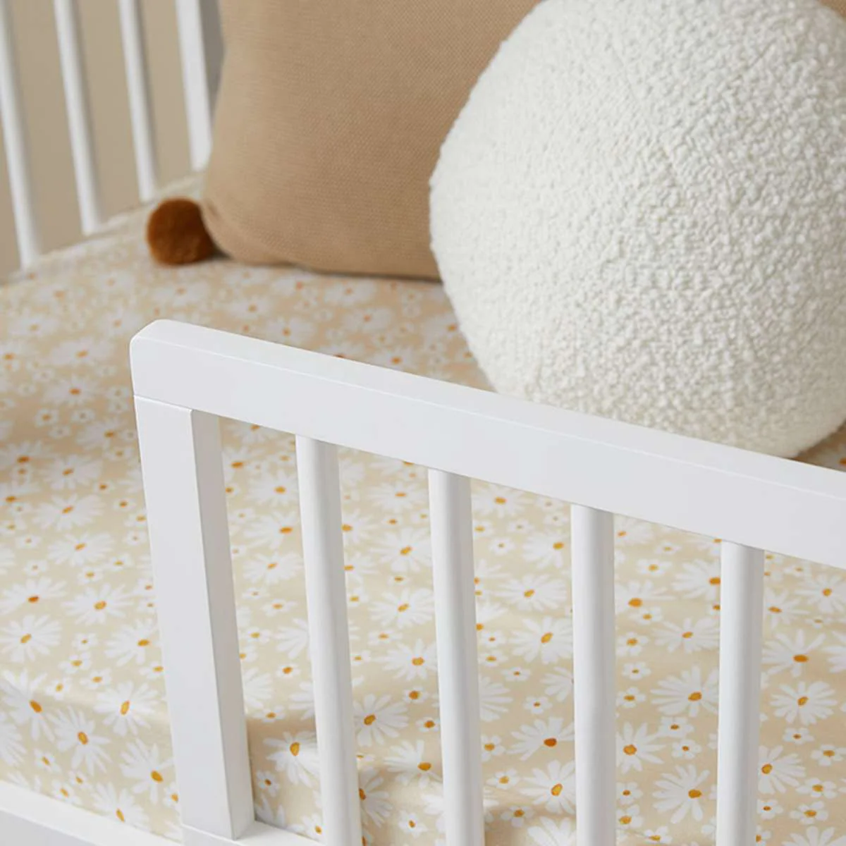 Maisie Cot Toddler Bed Half Frame - White - Image 8