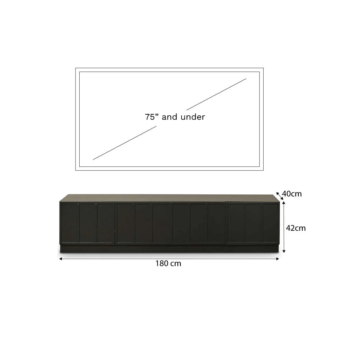 Mason Entertainment Unit - Slate - Image 6