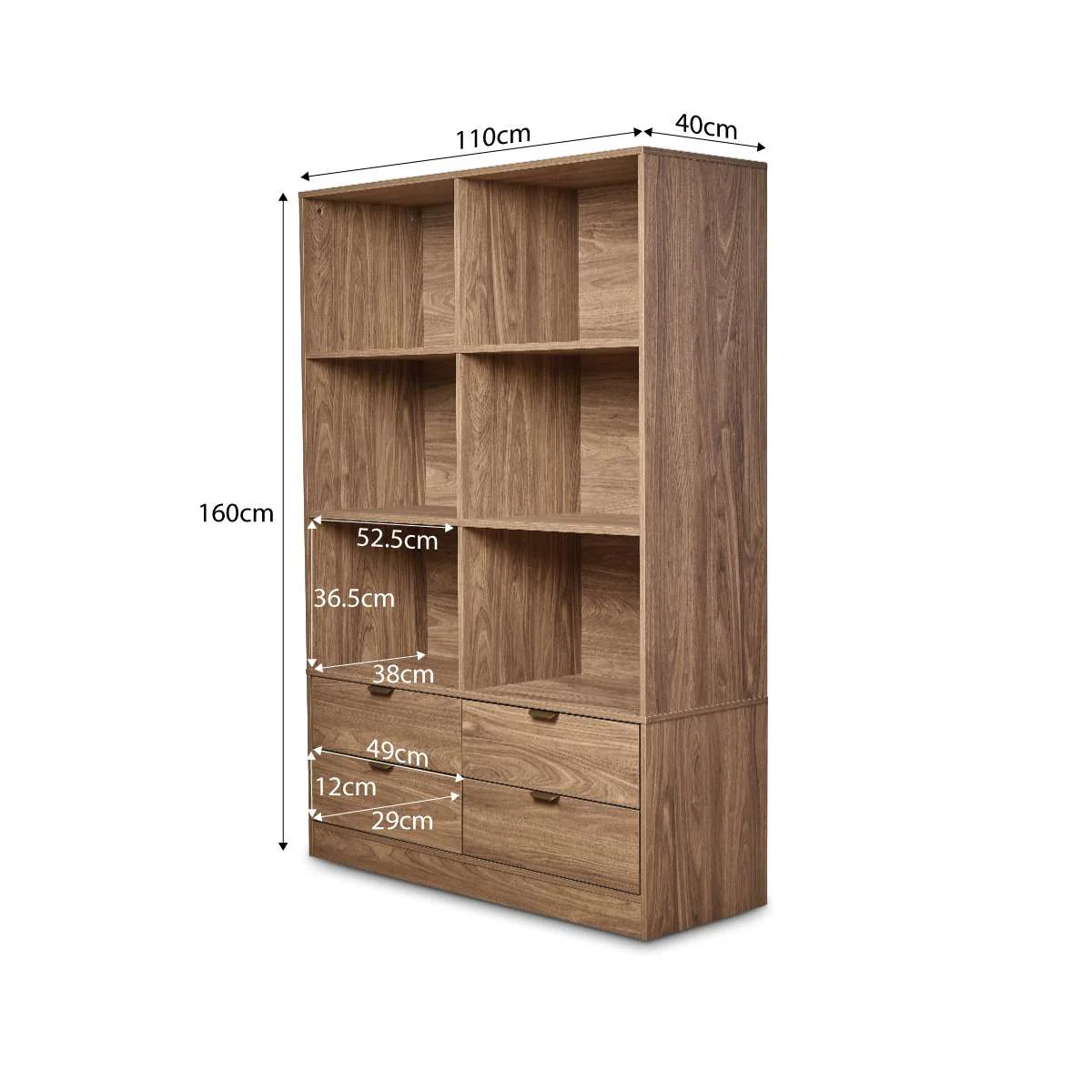 Maverick Bookcase - Pecan - Image 7