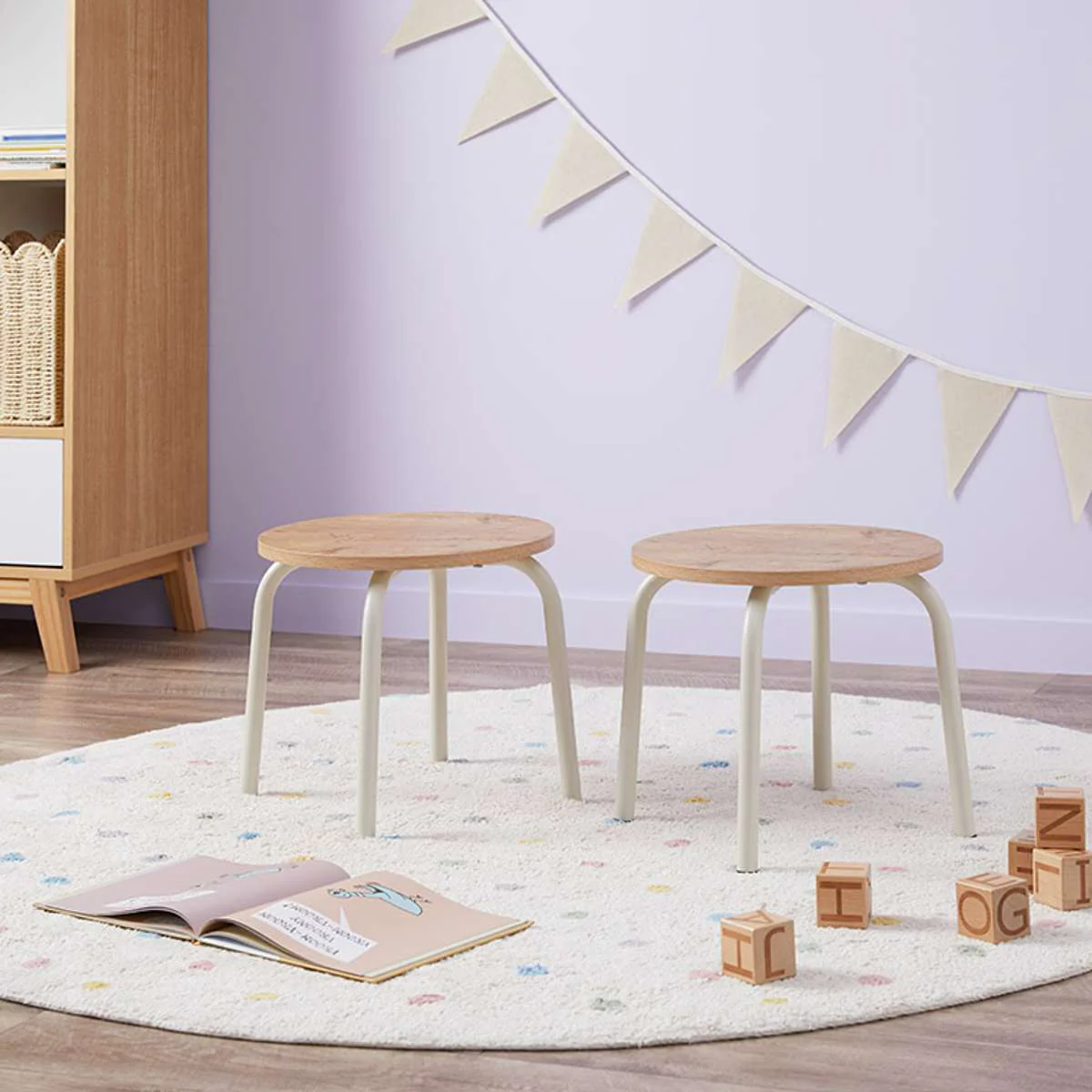Mini Brixton Cream Two Seater Set - Image 3