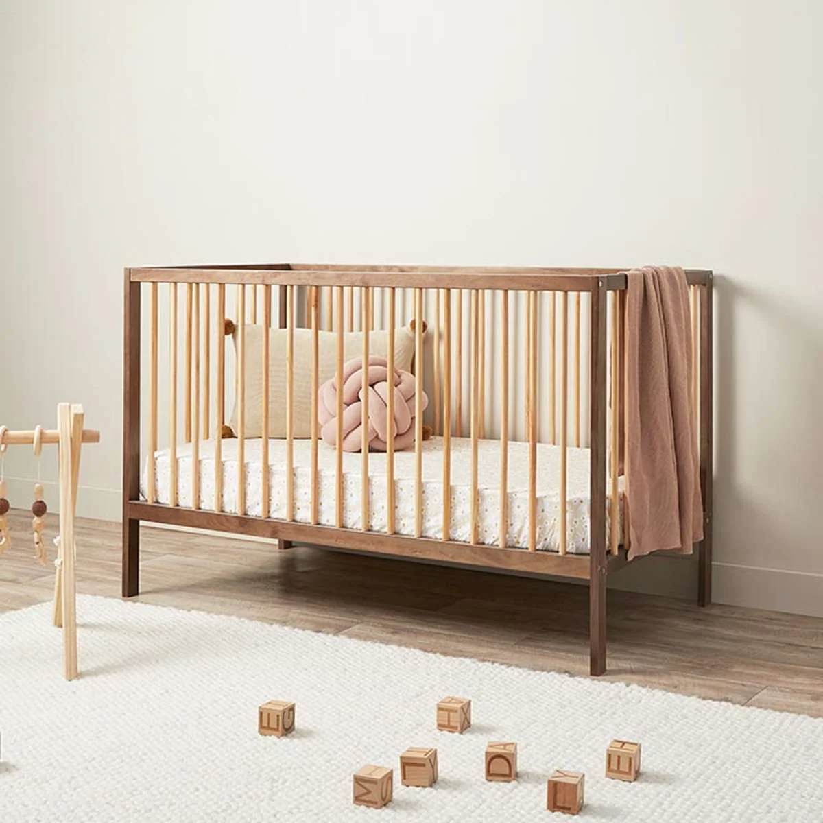 Mocka Dream Cot - Almond/Natural - Image 4