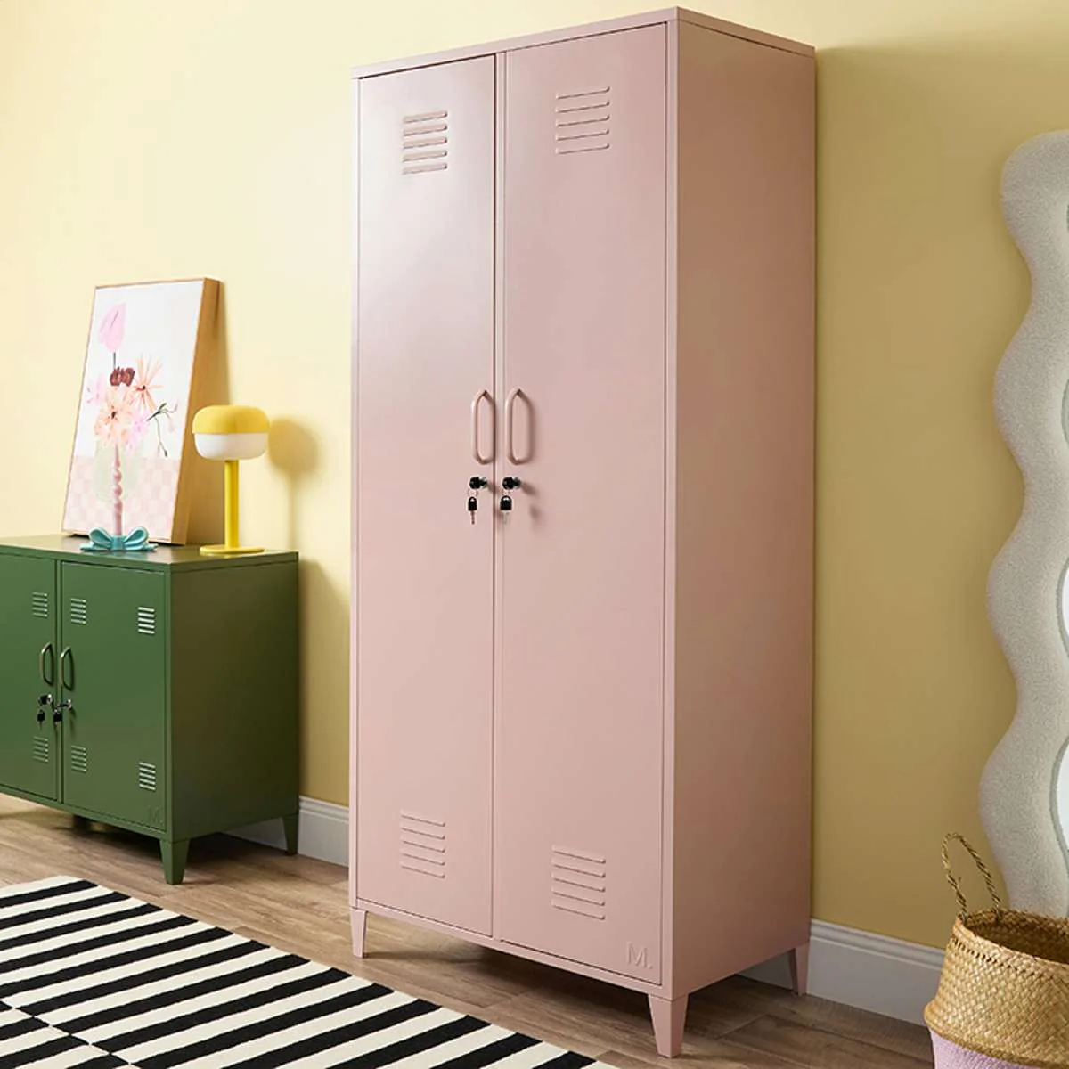 Mocka Original Locker Wardrobe - Pink - Image 3