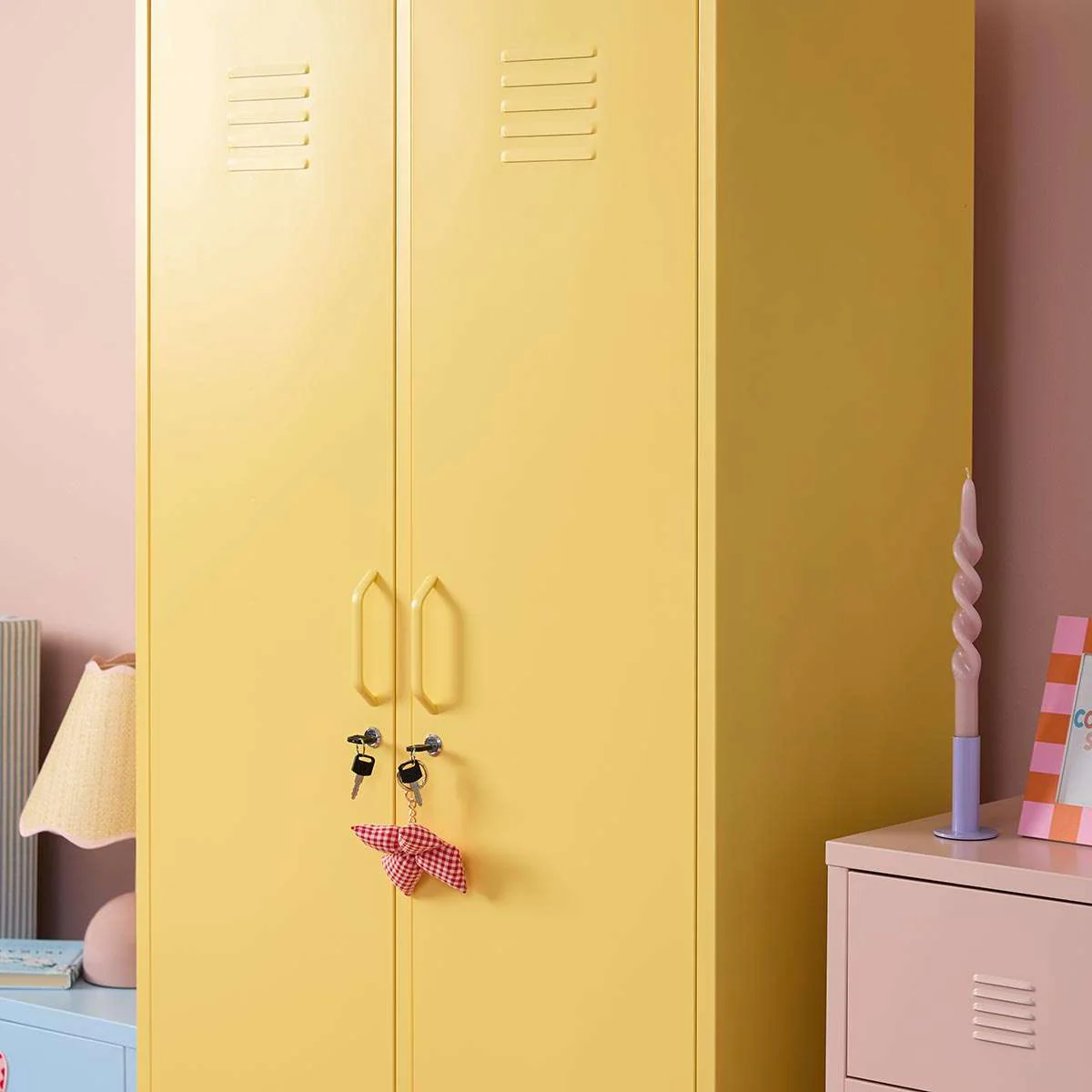 Mocka Original Locker Wardrobe - Yellow - Image 18