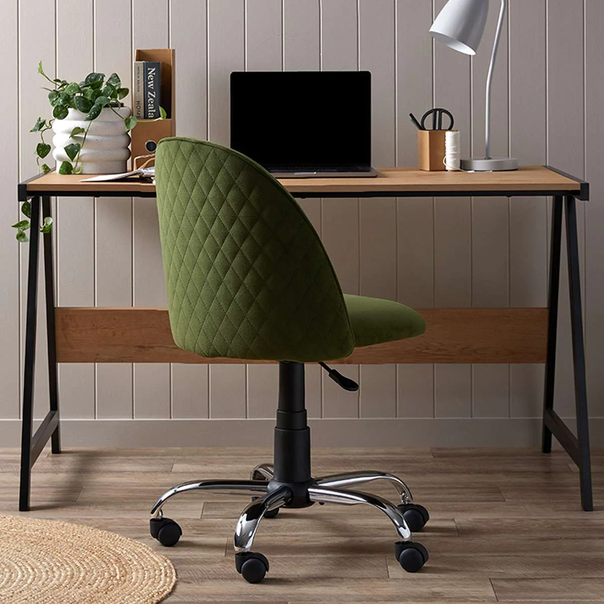 Nolan Office Chair - Olive Green - Image 3