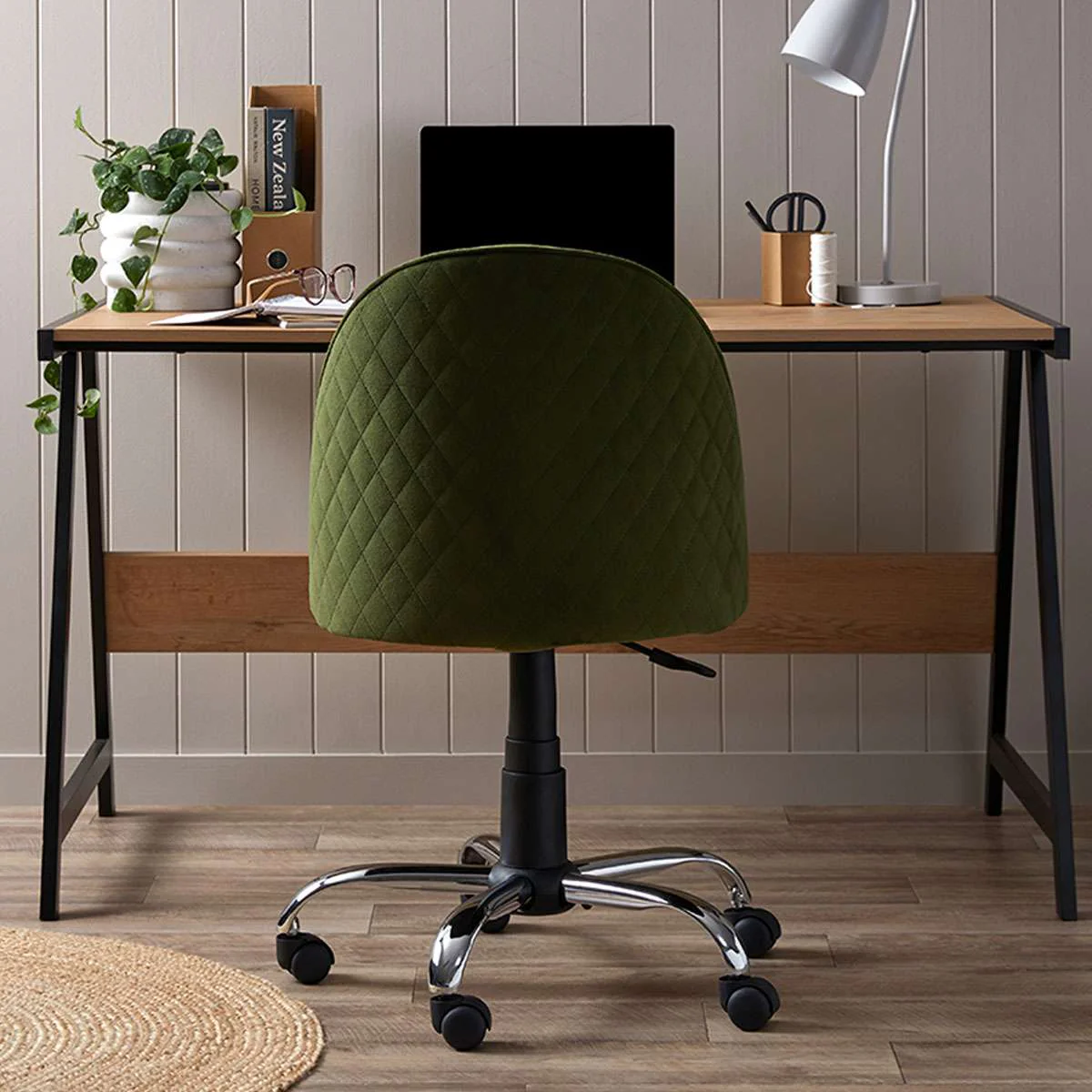 Nolan Office Chair - Olive Green - Image 5