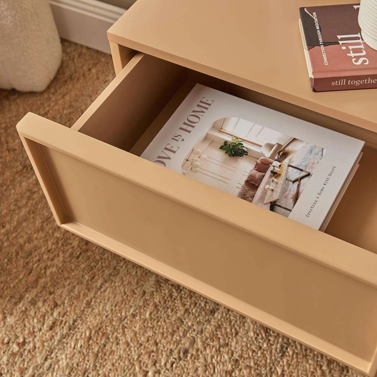 Osaka Bedside Table - Camel - Image 5