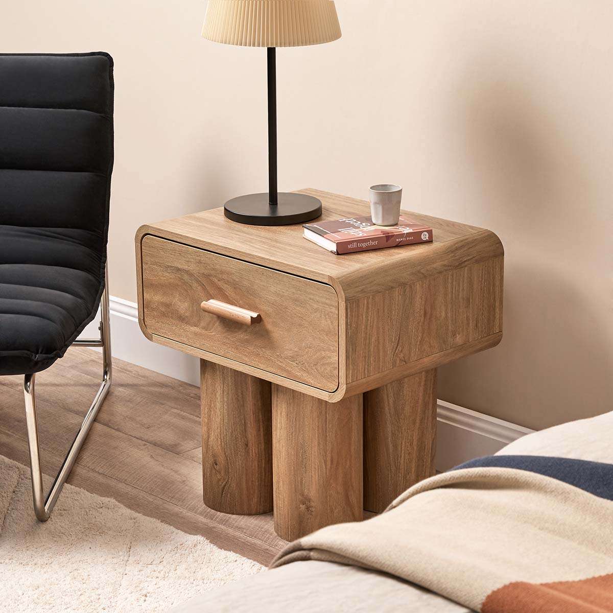 Otis Bedside Table - Pecan - Image 3