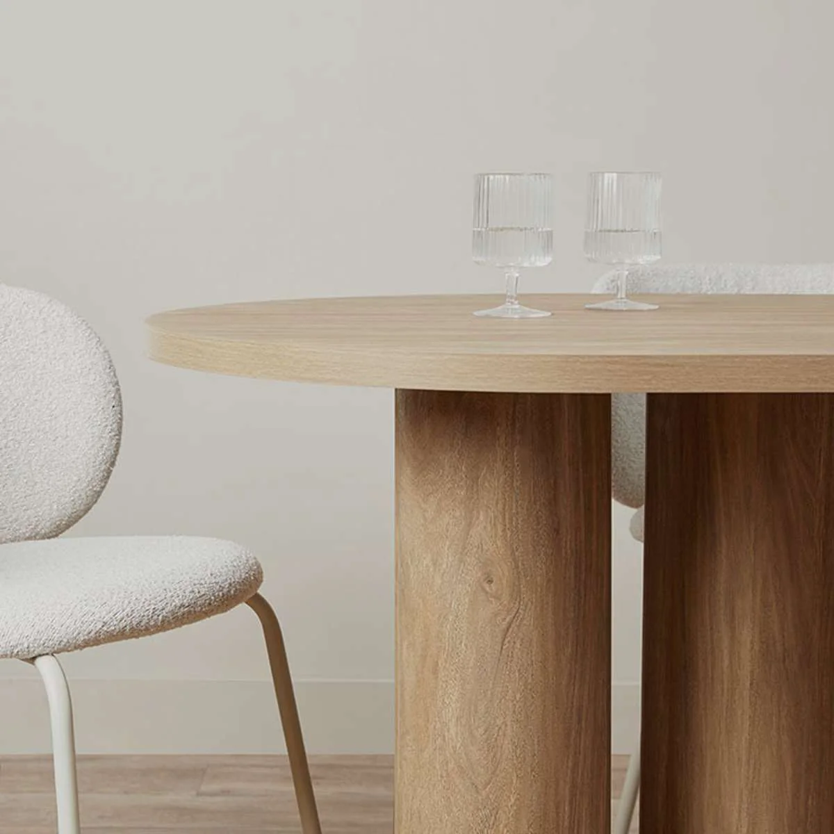 Otis Six Seater Dining Table - Pecan - Image 6