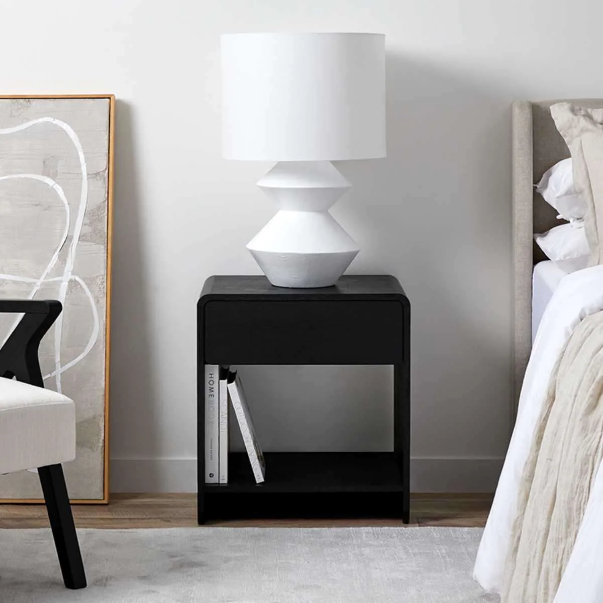 Owen Bedside Table - Black Bundle - Image 3