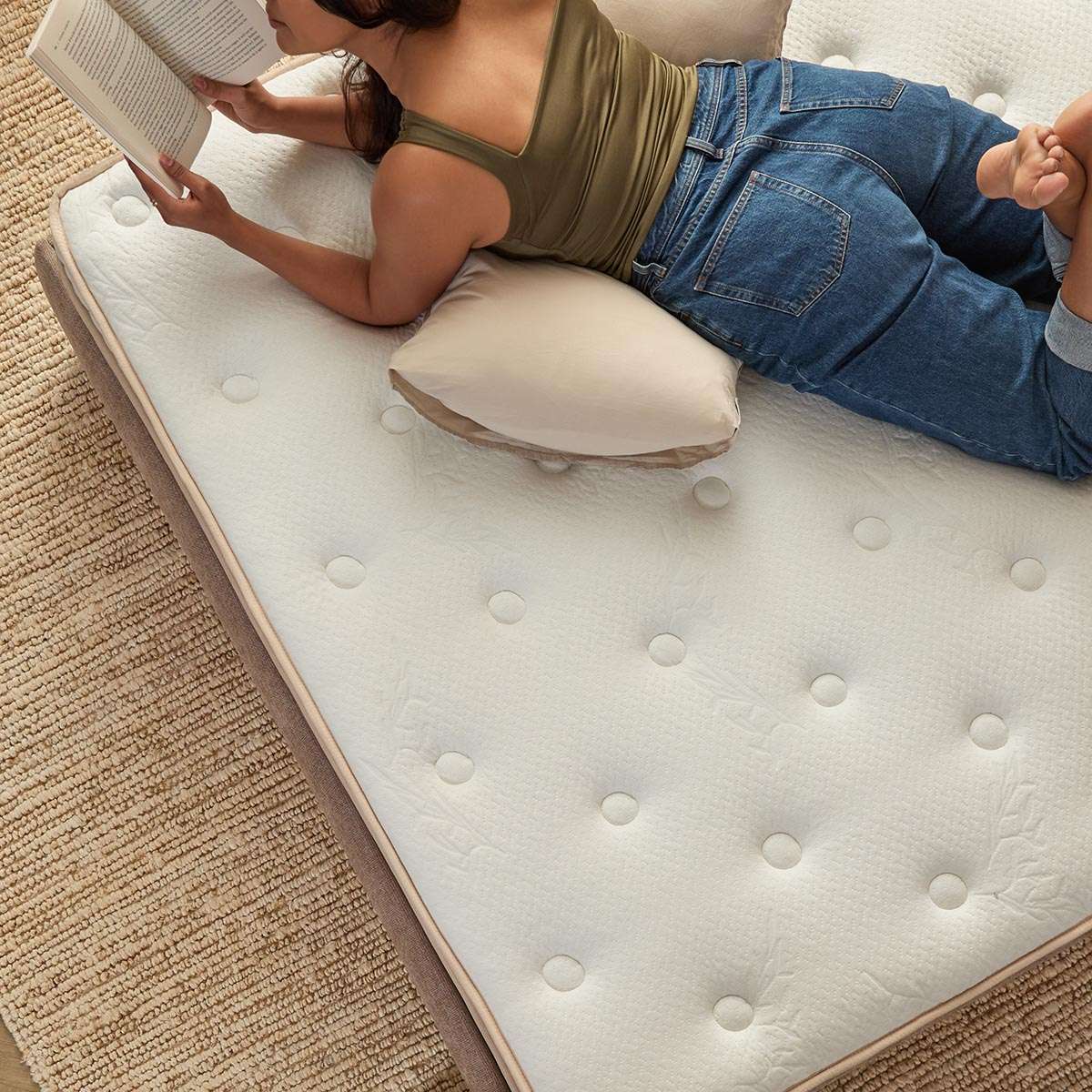 Melvin Queen Bed and Bamboo Queen Mattress Bundle - Image 3