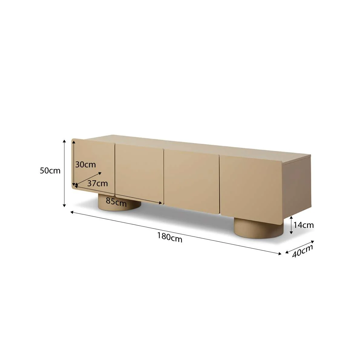 Robbie Entertainment Unit - Stone - Image 10