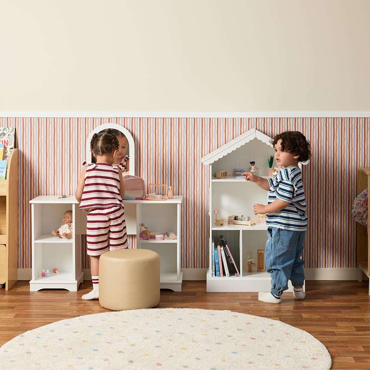Scalloped Dollhouse Bookshelf - Image 3