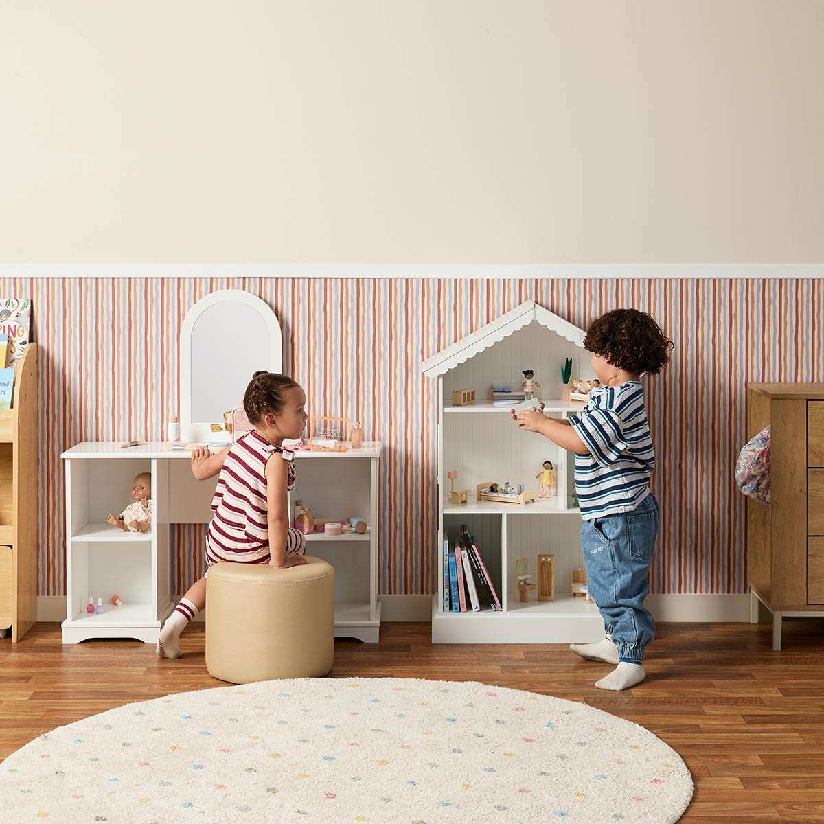 Scalloped Dollhouse Bookshelf - Image 5