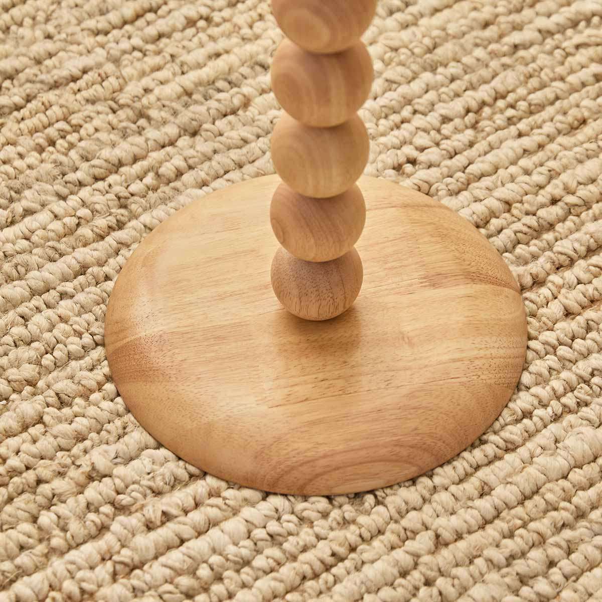 Skyla Sphere Wooden Ball Floor Lamp - Image 5