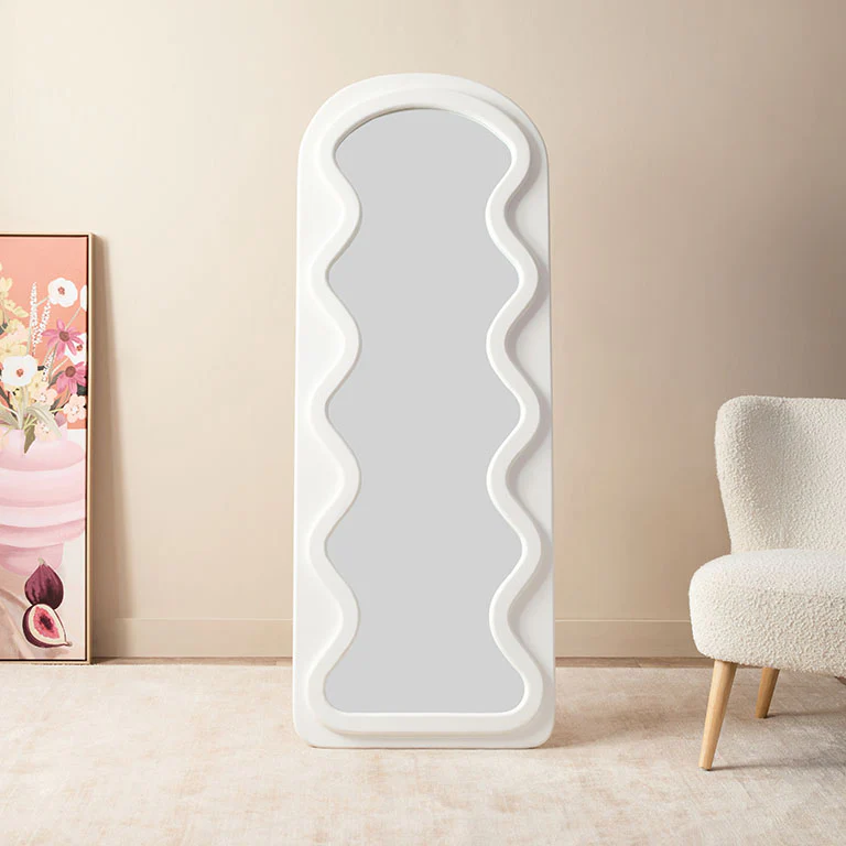 Squiggle Solid Wood Mirror