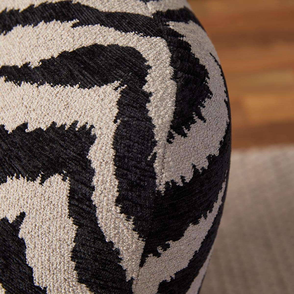 Ted Zebra Occasional Chair - Natural/Black - Image 5