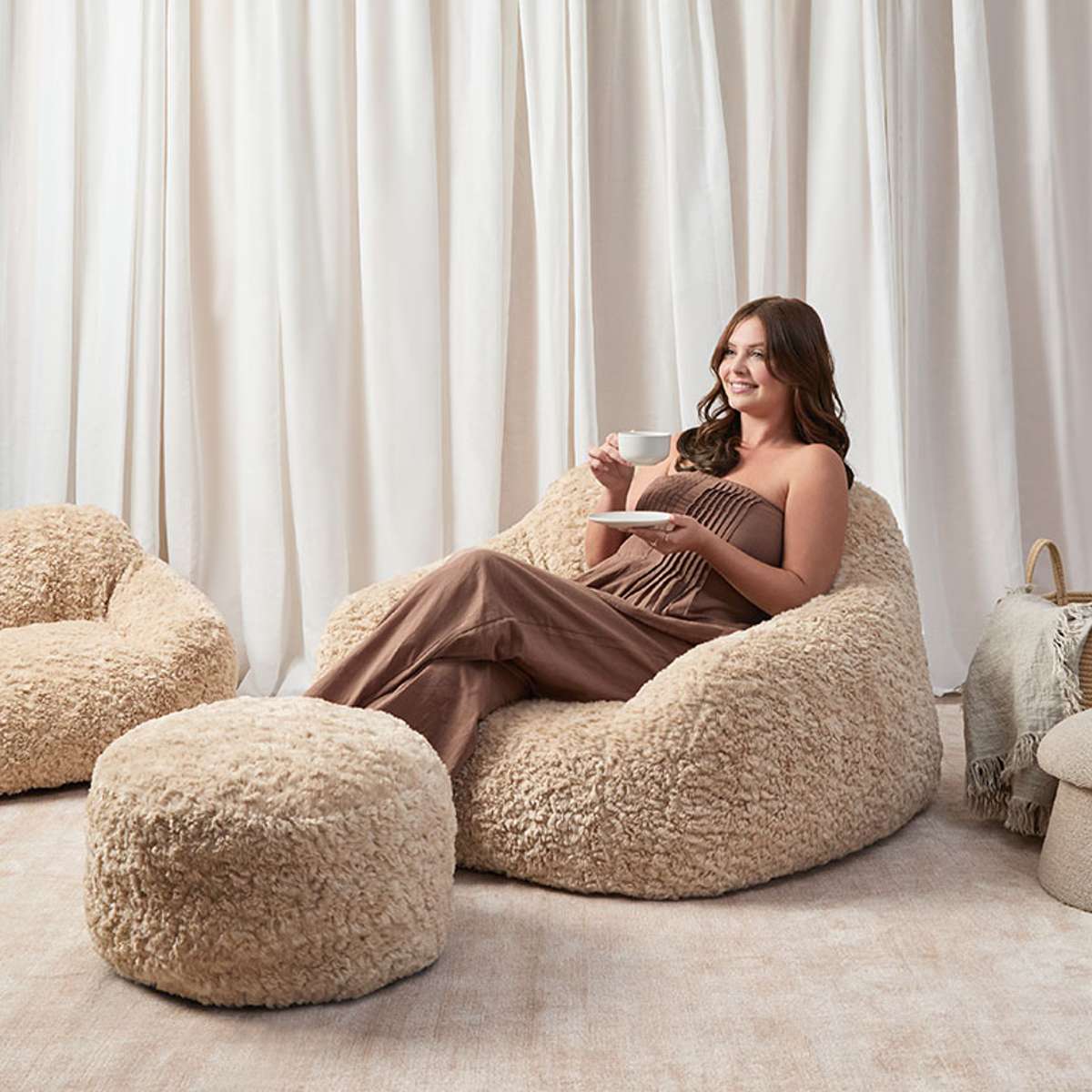 The Chill Foot Stool - Beige - Image 7