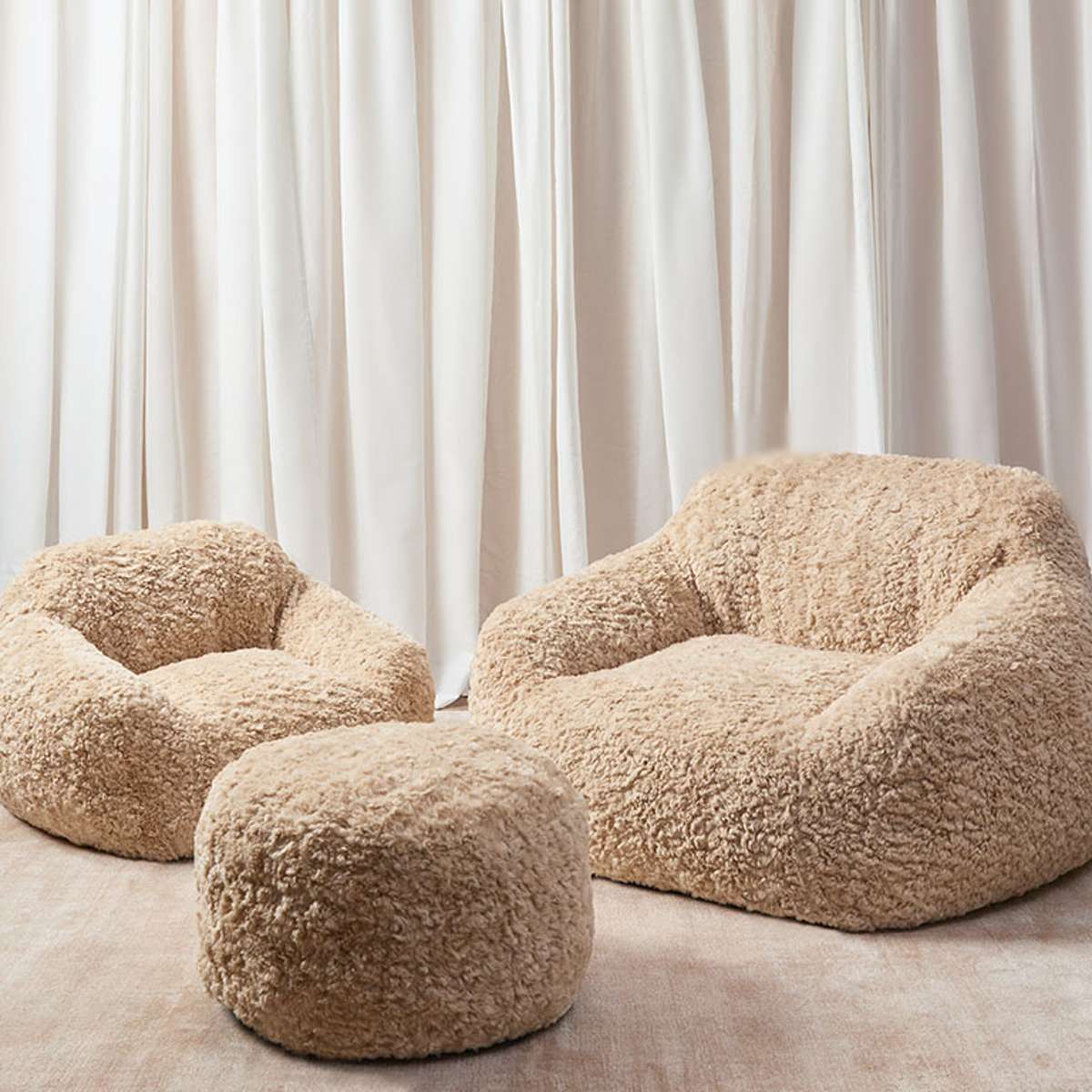 The Chill Foot Stool - Beige - Image 4