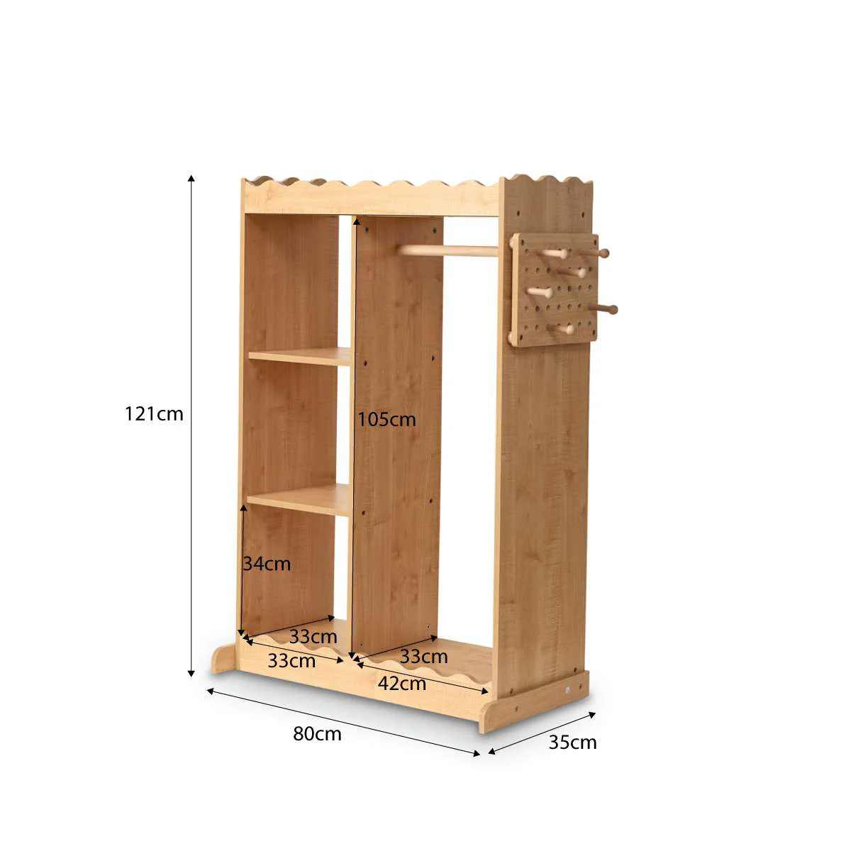 The Play and Pack Up Bundle - Theo Wardrobe and Zoo Toy Storage - Image 5
