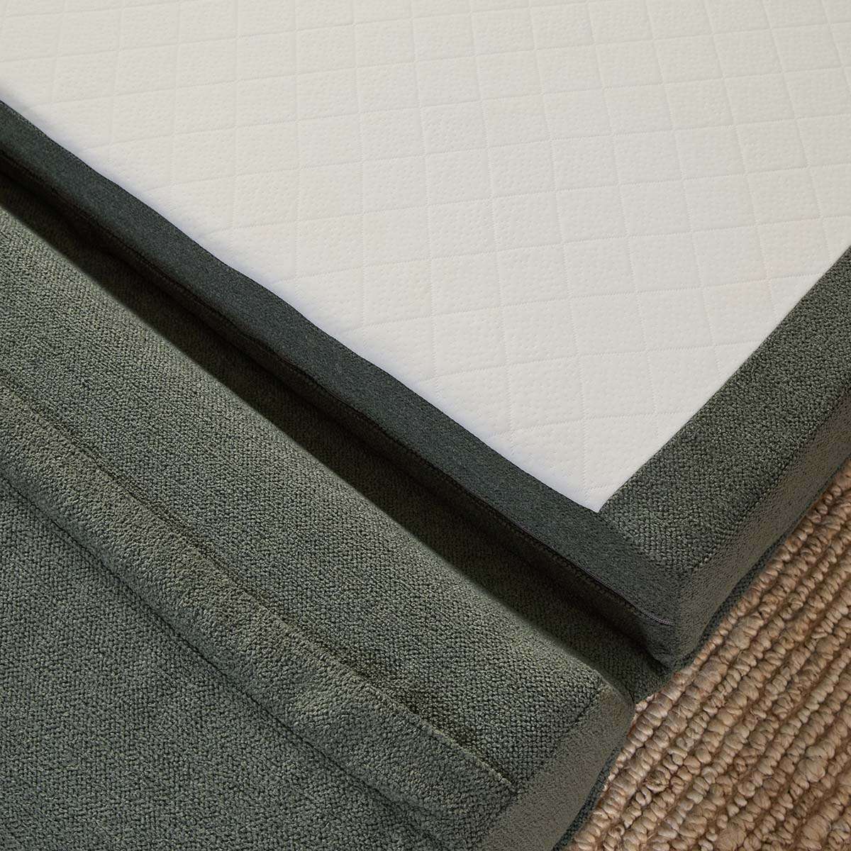 Tobie 2 Seater Sofa Bed - Dark Green - Image 10