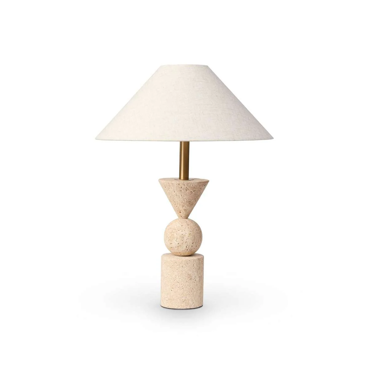 Travertine Table Lamp - Image 11