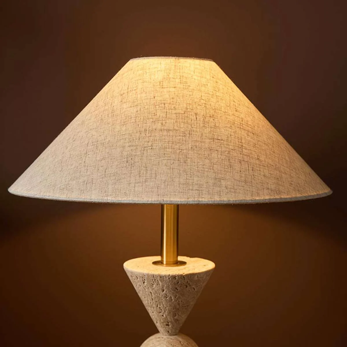 Travertine Table Lamp - Image 5