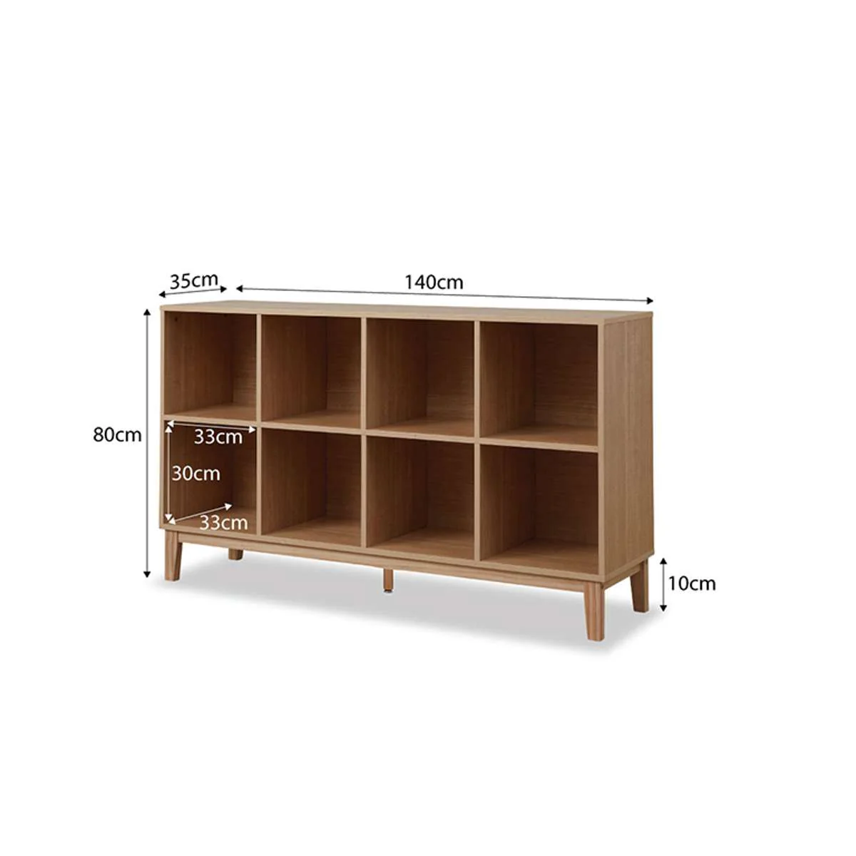 Watson 8 Cube Storage Unit - Natural - Image 8