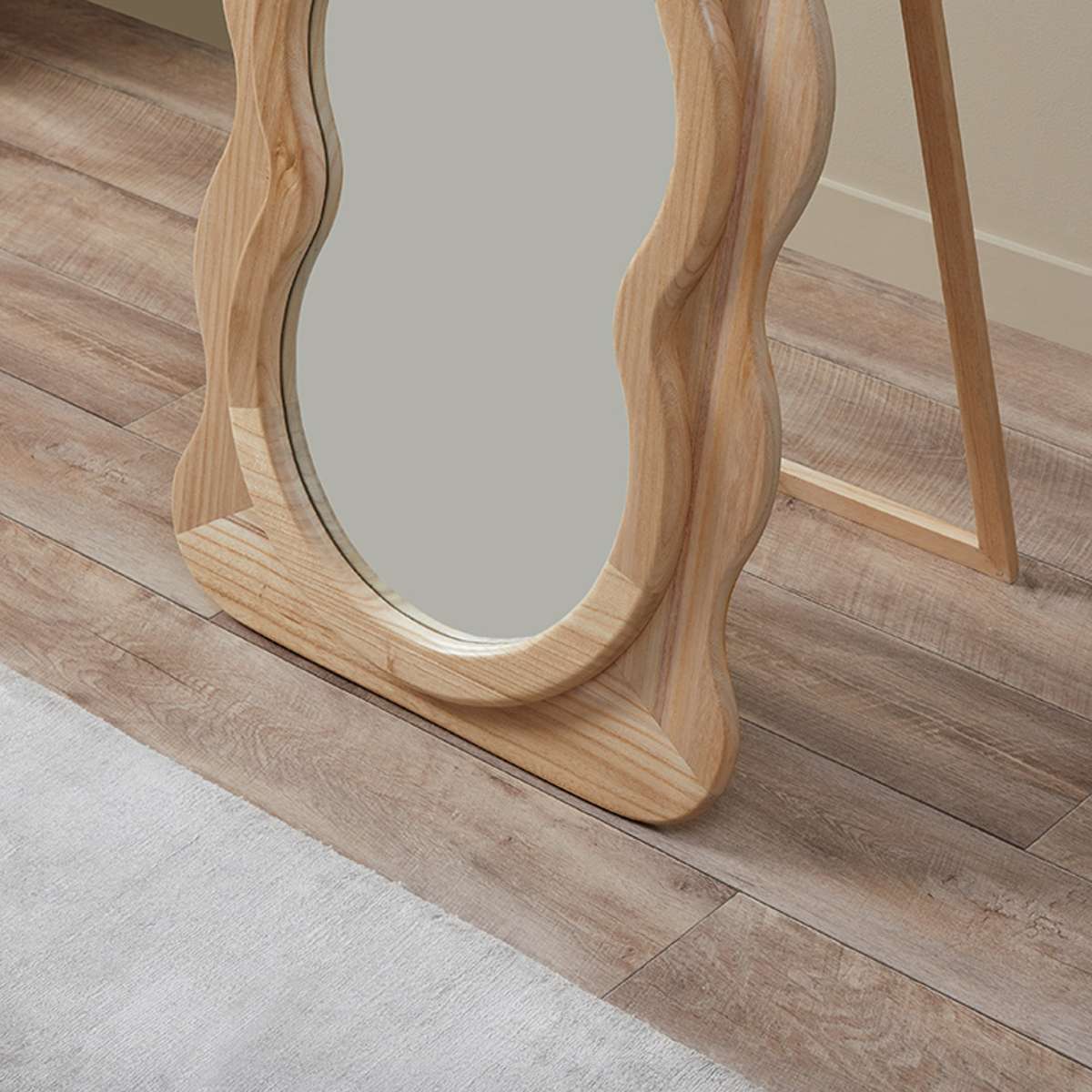 Wave Solid Wood Mirror - Image 6