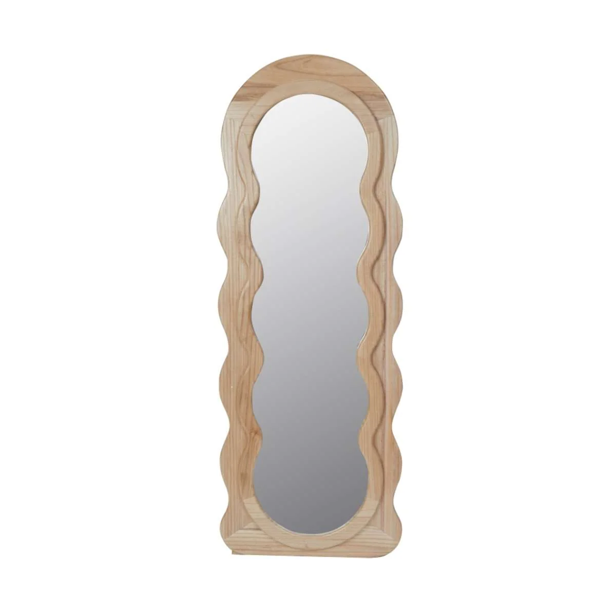 Wave Solid Wood Mirror - Image 8